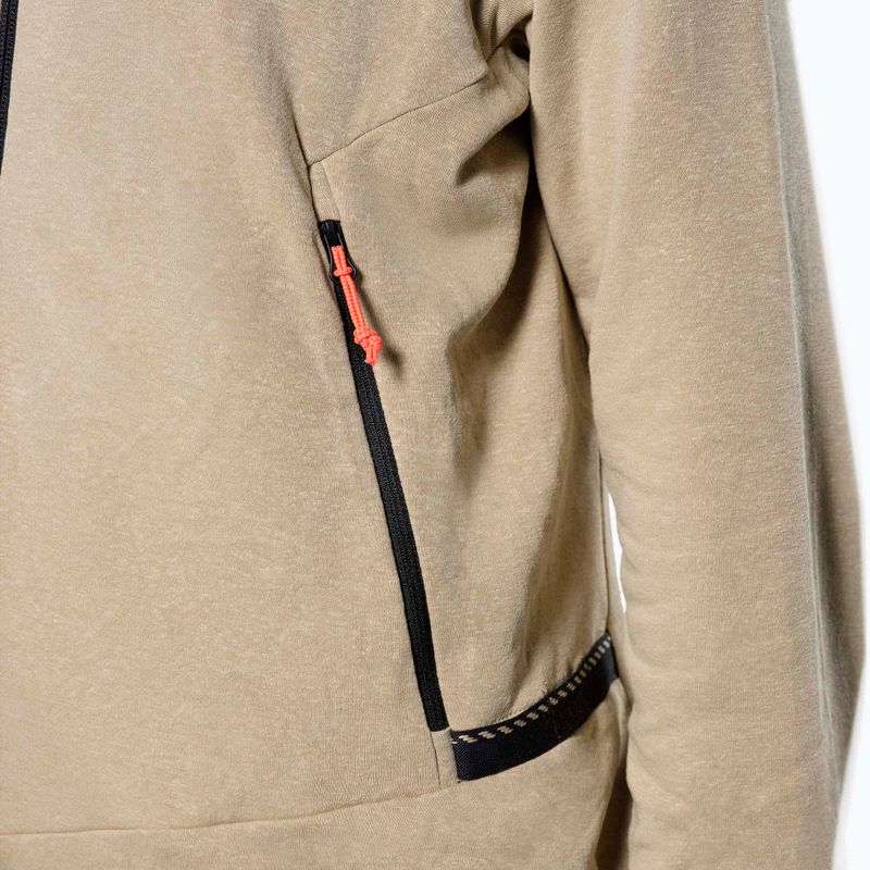 Dámska trekingová mikina Salewa  Agner Hemp 2 Hooded quicksand 6