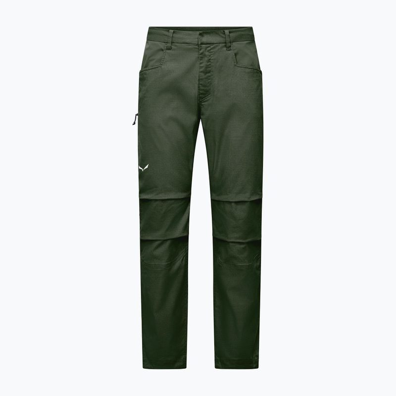 Trekové nohavice Salewa Agner Hemp Ripstop dark olive