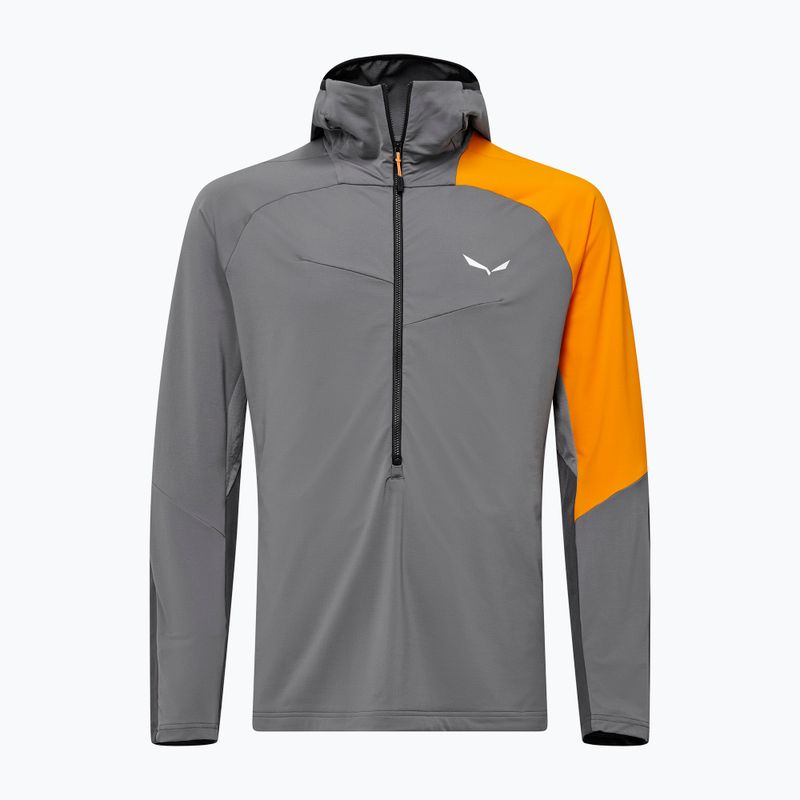 Pánska trekingová mikina Salewa NXT Hyb 1/2 Zip Tee quiet shade 7