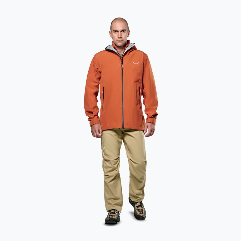 Pánska softshellová bunda Salewa Puez GTX 3L EPE bombay brown 2