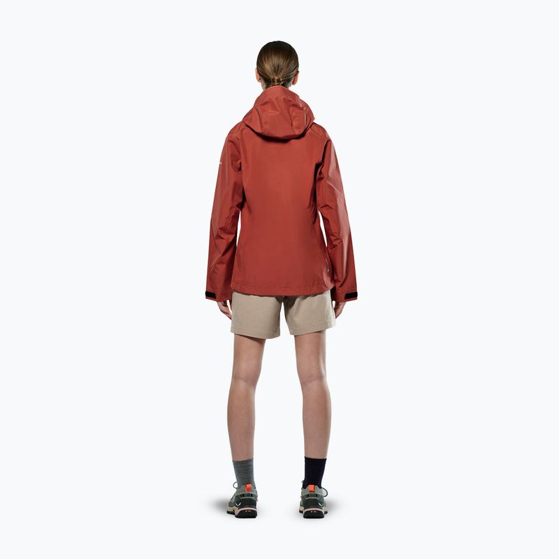 Dámska bunda do dažďa Salewa Puez GTX 3L Epe etruscan red 3