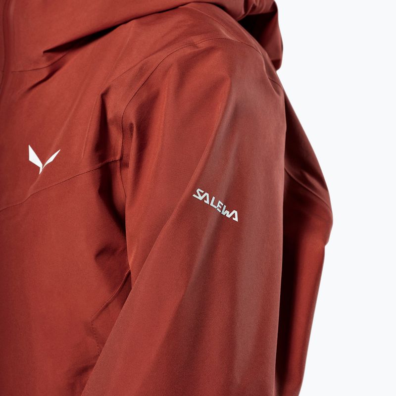 Dámska bunda do dažďa Salewa Puez GTX 3L Epe etruscan red 5