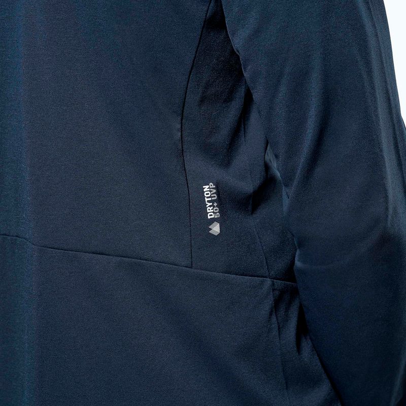 Pánska trekingová mikina Salewa Puez Sun Hoodie navy blazer 5
