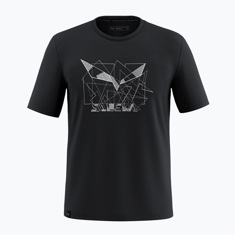 Pánske tričko Salewa Eagle Geometric black out