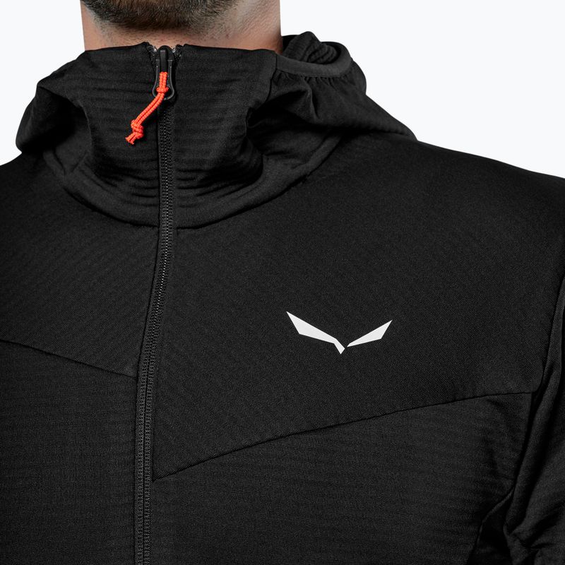 Pánska trekingová mikina Salewa Puez Altavia PL HD black out 5