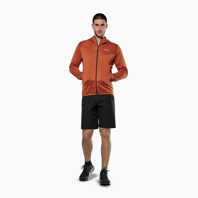 Pánska trekingová mikina Salewa Puez Altavia PL HD bombay brown 2