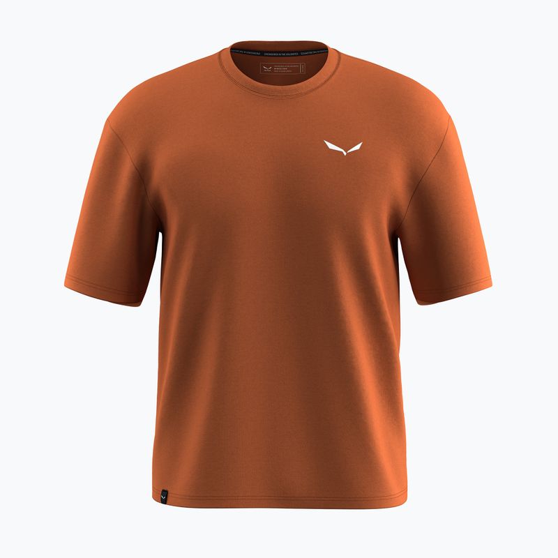 Pánske tričko Salewa Eagle Sunset Loose bombay brown