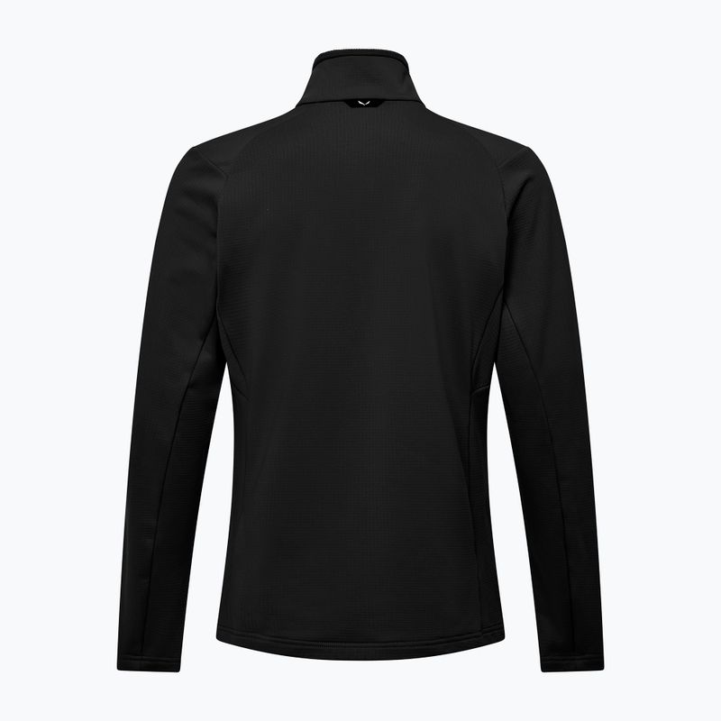 Pánska trekingová mikina Salewa Puez Cammio Polarlite Half Zip Black Out 7