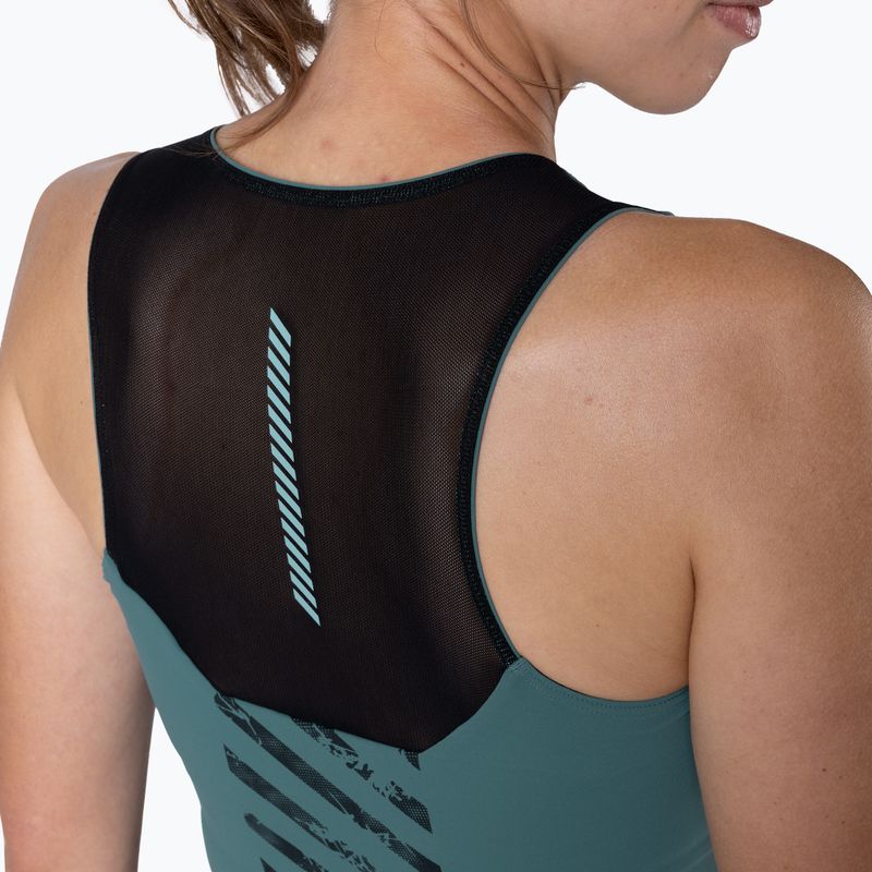 Dámske bežecké tričko DYNAFIT Trail Crop Top atlantic 4