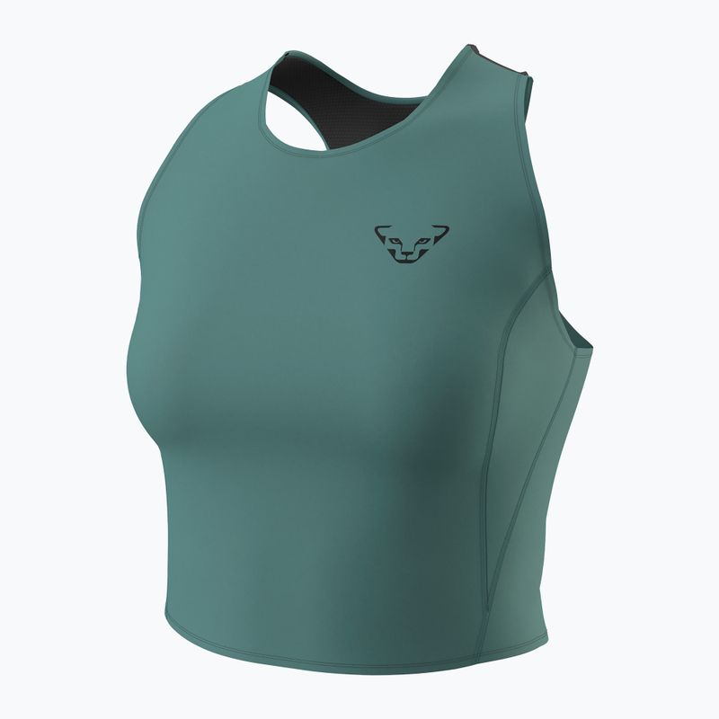 Dámske bežecké tričko DYNAFIT Trail Crop Top atlantic 5