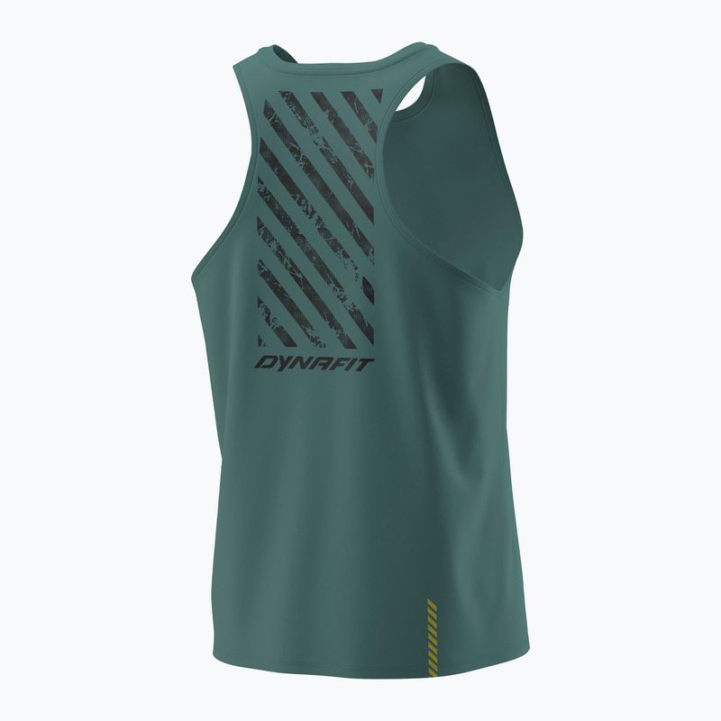 Pánske bežecké tričko DYNAFIT Trail Tank atlantic 2