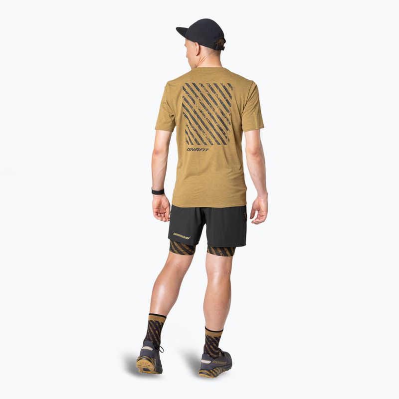 Pánske bežecké šortky DYNAFIT Trail 2IN1 black out tobacco 7