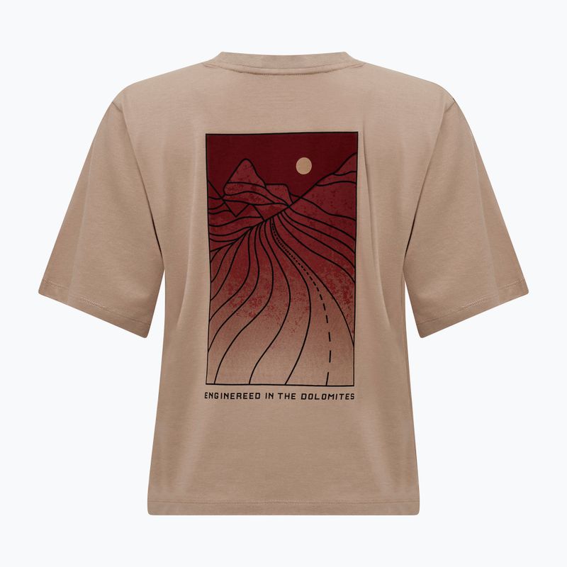 Dámske tričko Salewa Eagle Sunset Loose quicksand 6