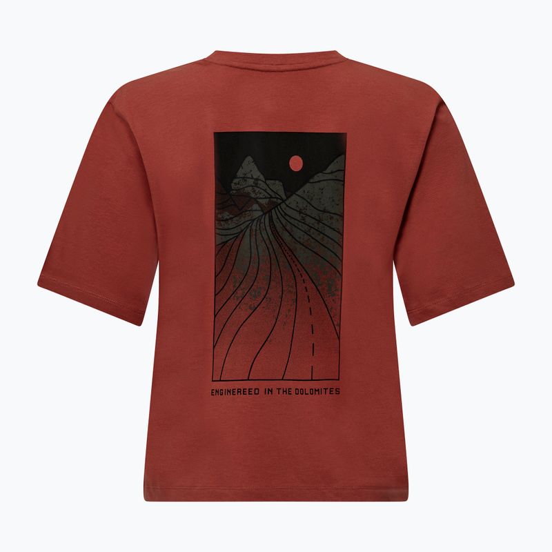 Dámske tričko Salewa Eagle Sunset Loose etruscan red 6