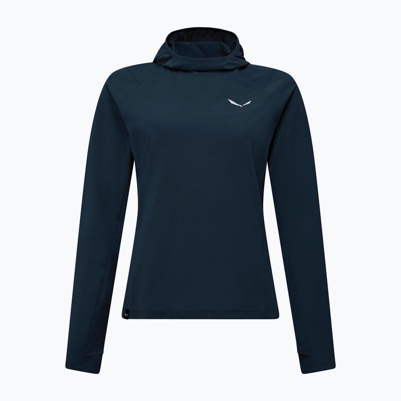 Dámska trekingová mikina Salewa Puez Sun Hoodie navy blazer