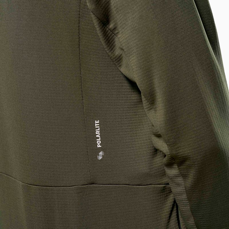 Pánska trekingová mikina Salewa Puez Cammio PL dark olive 6