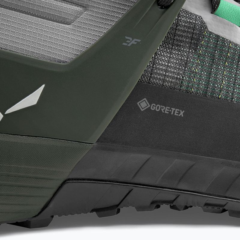 Pánske nástupové topánky Salewa Wildfire Nxt Mid GTX alloy / dark olive 8