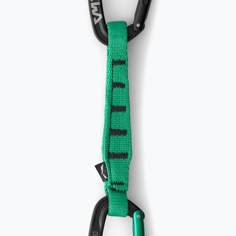 Lezecká expreska Salewa Ortles Str/Bnt 170 Qd black/irish green 2