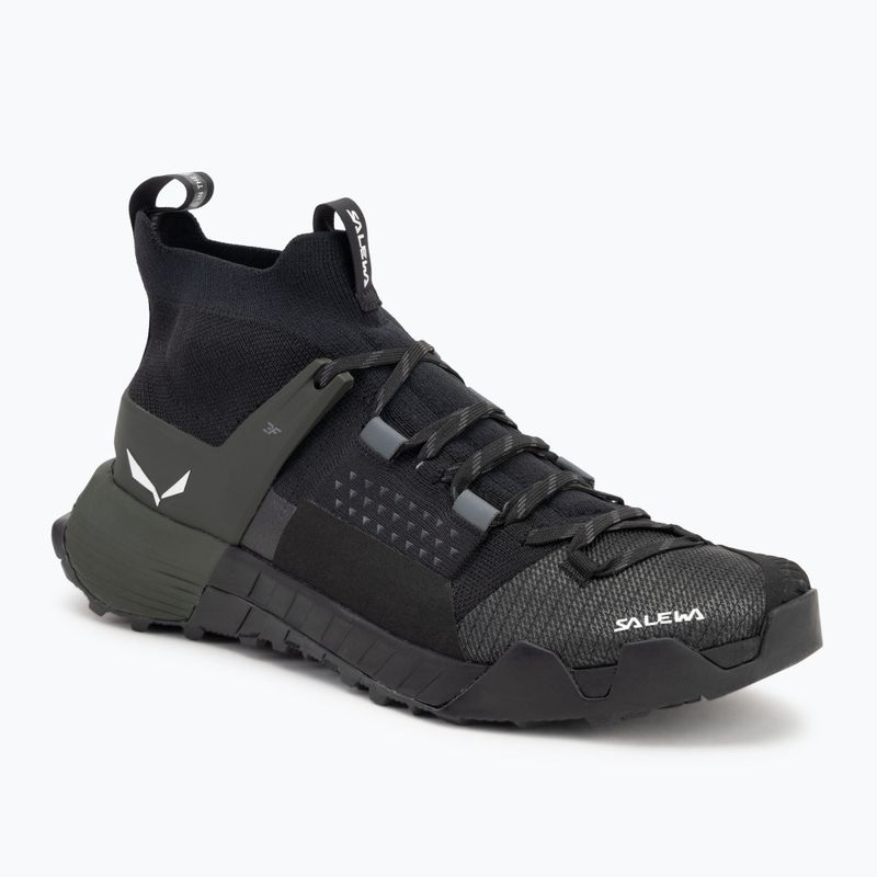 Pánske nástupové topánky Salewa Wildfire Nxt Knit onyx / dark olive