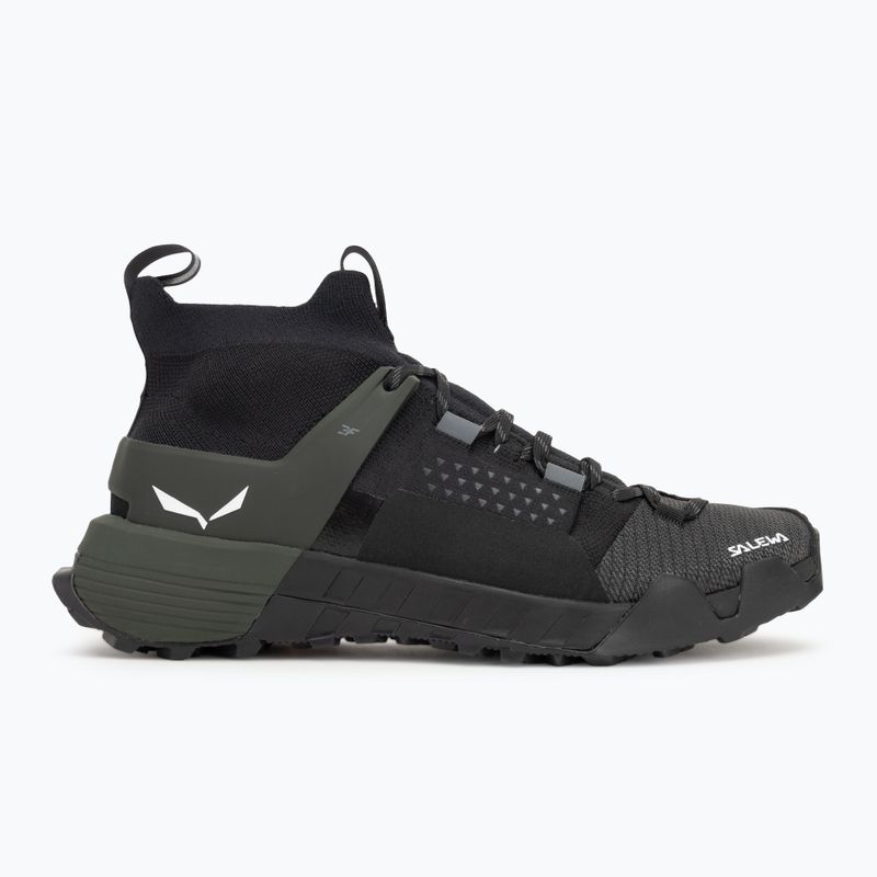 Pánske nástupové topánky Salewa Wildfire Nxt Knit onyx / dark olive 2