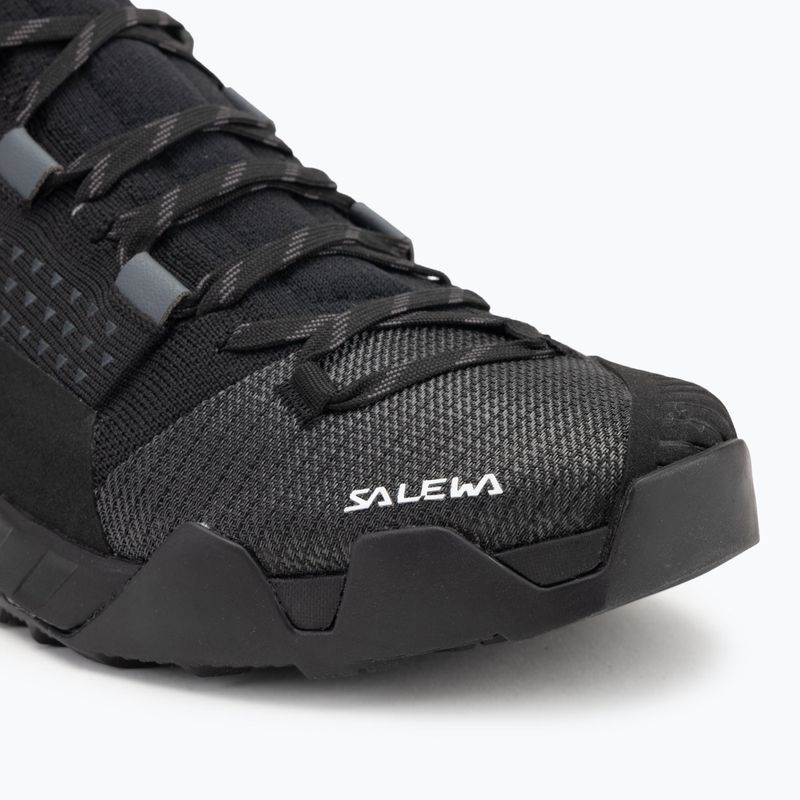Pánske nástupové topánky Salewa Wildfire Nxt Knit onyx / dark olive 7
