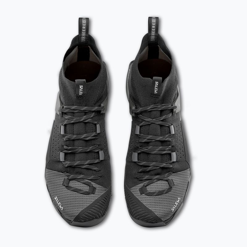 Pánske nástupové topánky Salewa Wildfire Nxt Knit onyx / dark olive 10