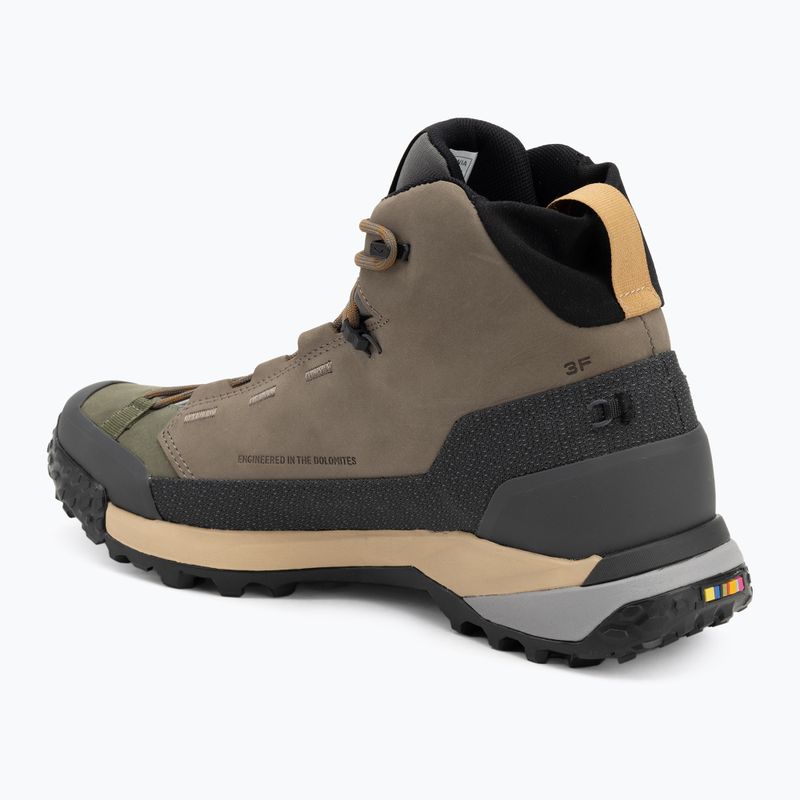 Pánske trekové topánky Salewa Puez Leather Mid Ptx bungee cord / onyx 3