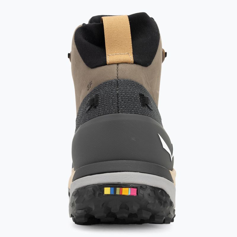 Pánske trekové topánky Salewa Puez Leather Mid Ptx bungee cord / onyx 6