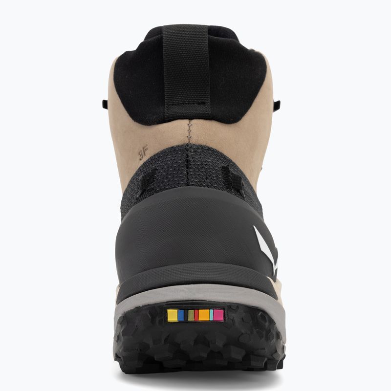 Dámske trekové topánky Salewa Puez Leather Mid Ptx quicksand/onyx 6