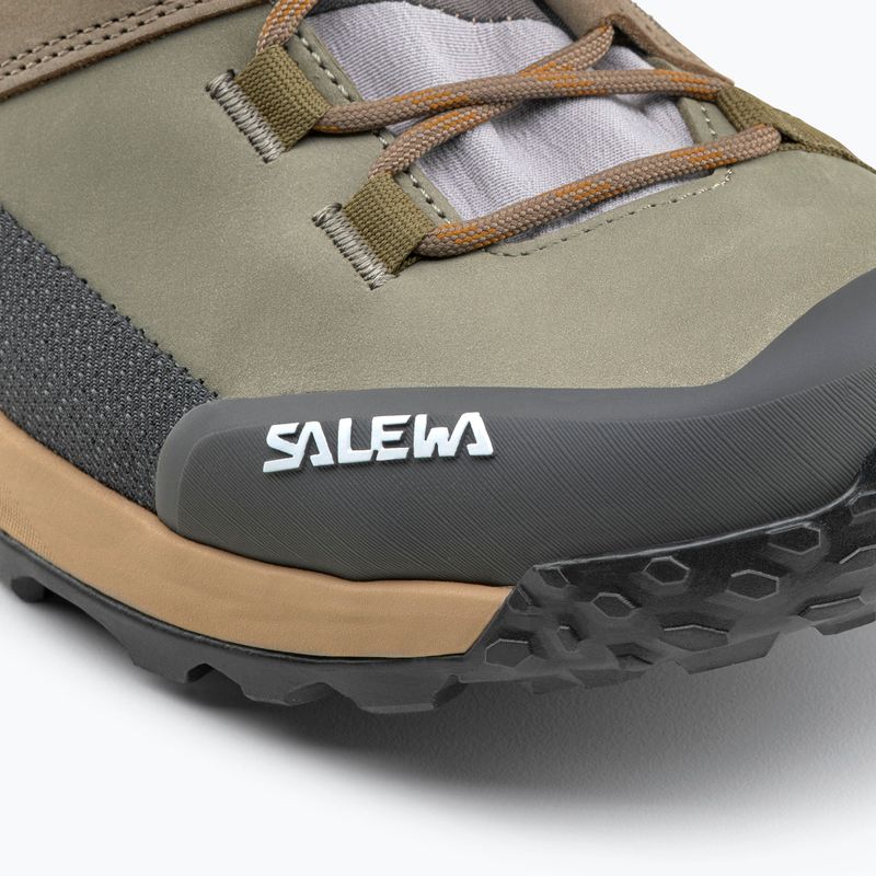 Dámske trekové topánky Salewa Puez Leather Mid Ptx bungee cord / onyx 7