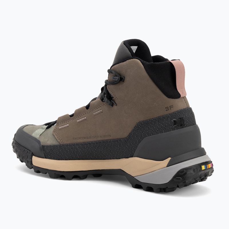 Dámske trekové topánky Salewa Puez Leather Mid Ptx bungee cord / onyx 3