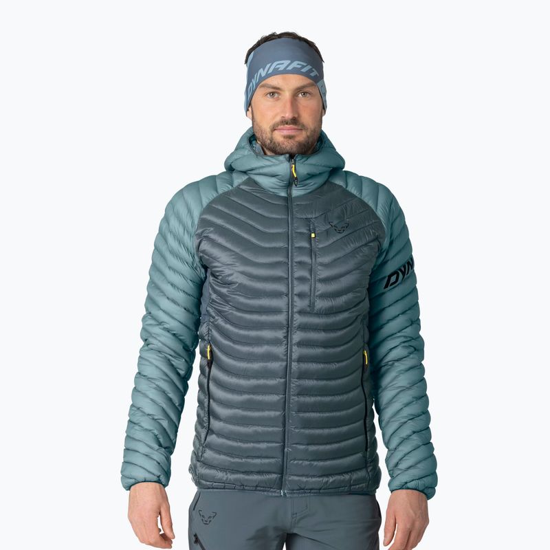 Pánska páperová bunda DYNAFIT Radical Down RDS Hooded smoke blue