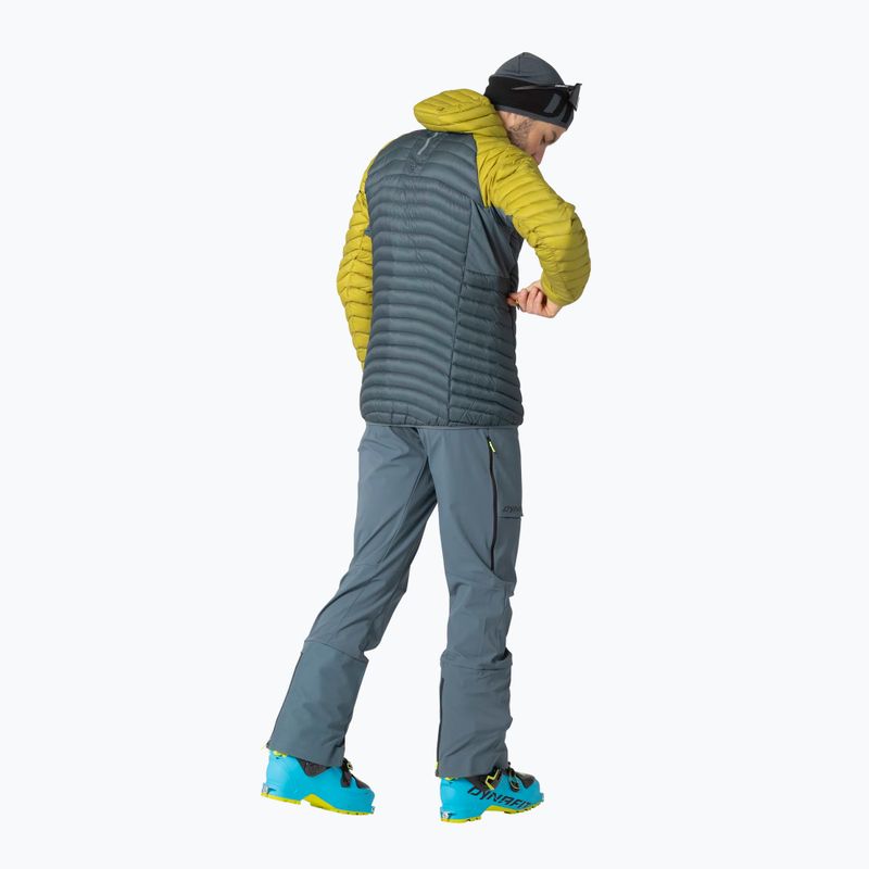 Pánska páperová bunda DYNAFIT Radical Down RDS Hooded golden lime 3