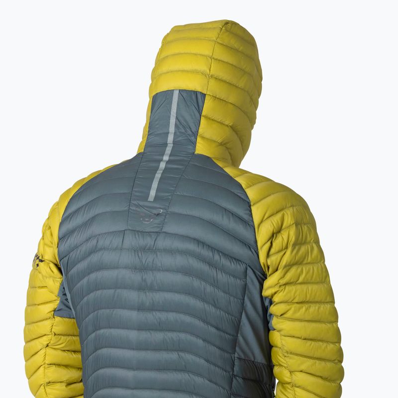 Pánska páperová bunda DYNAFIT Radical Down RDS Hooded golden lime 4