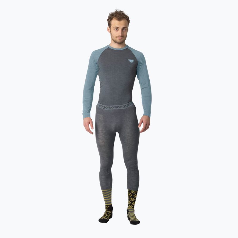 Pánske termo tričko longsleeve DYNAFIT Tour Light Merino smoke blue 2