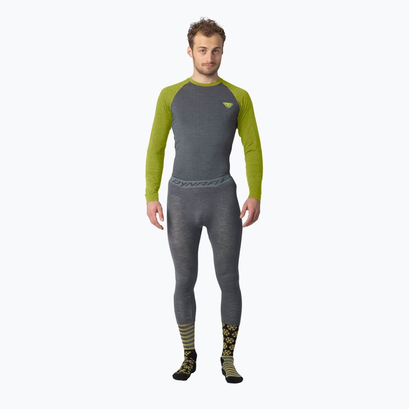Pánske termo tričko longsleeve DYNAFIT Tour Light Merino golden lime 2