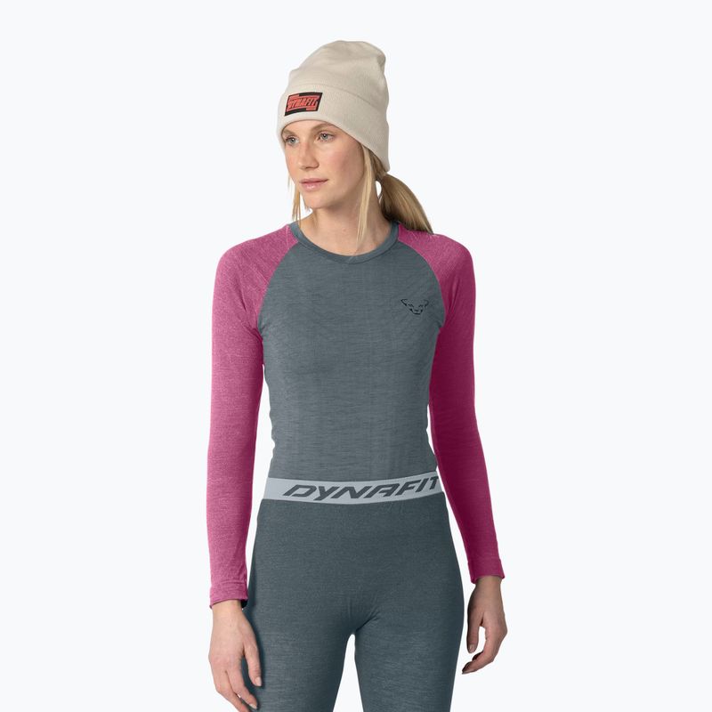 Dámska termoakčná mikina DYNAFIT Tour Light Merino magenta