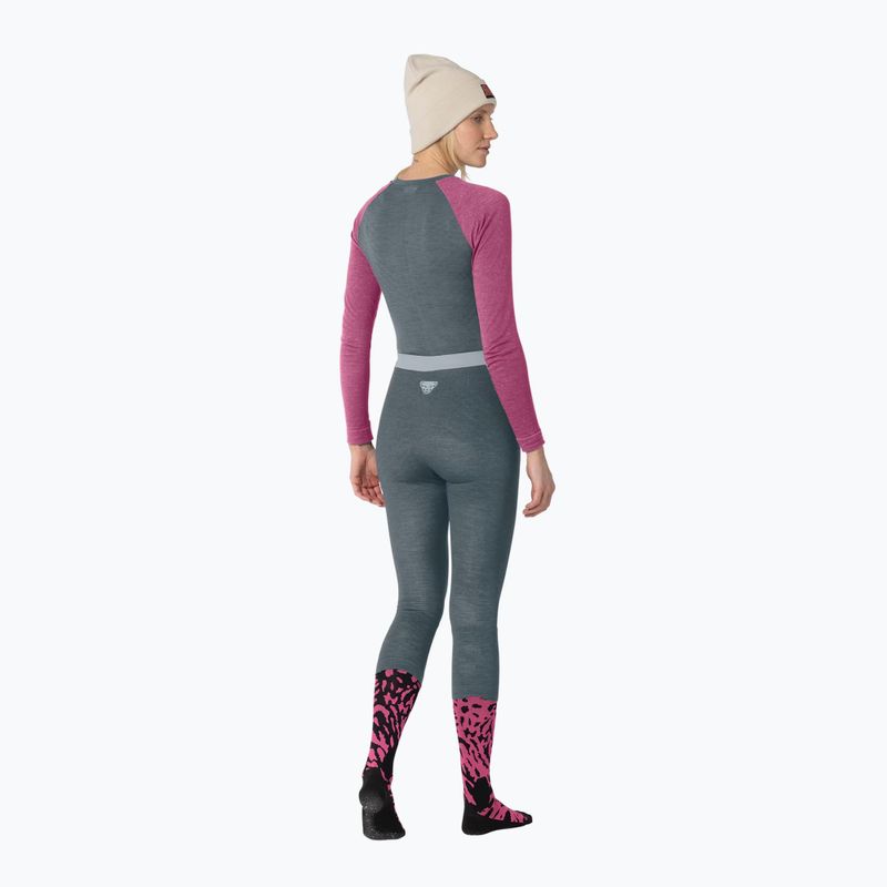 Dámska termoakčná mikina DYNAFIT Tour Light Merino magenta 3