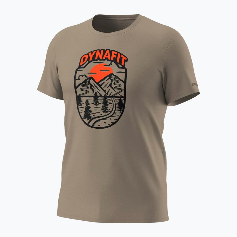 Pánske tričko DYNAFIT Graphic CO fallen rock/horizon 4