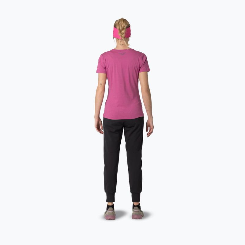Dámske tričko DYNAFIT Graphic Co magenta/horizon 3
