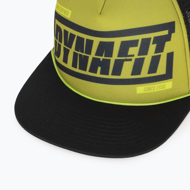 Šiltovka DYNAFIT Graphic Trucker golden lime/tabloid 3