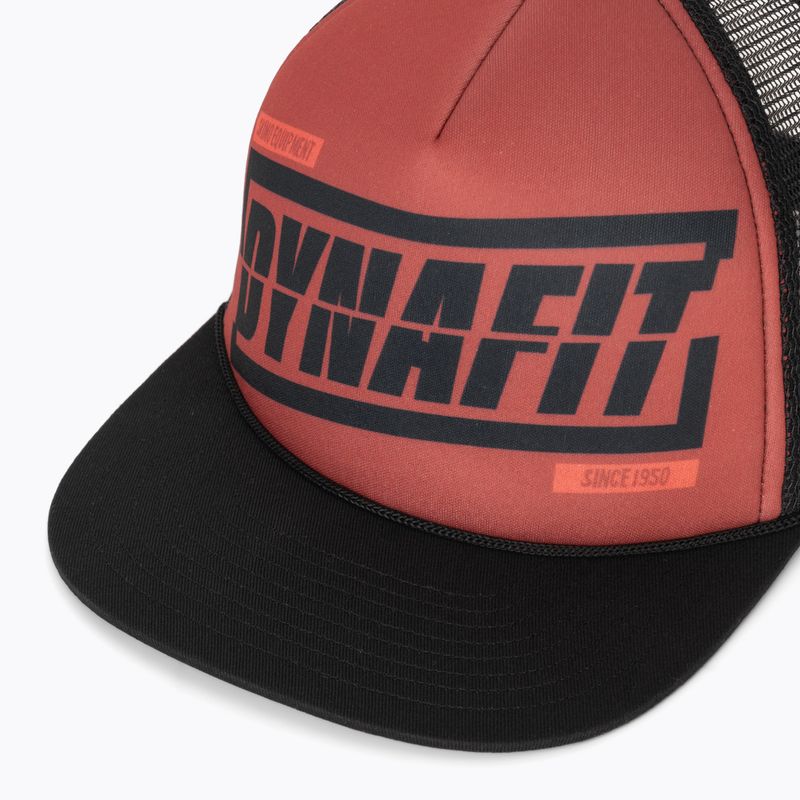 Šiltovka DYNAFIT Graphic Trucker mineral red/tabloid 3