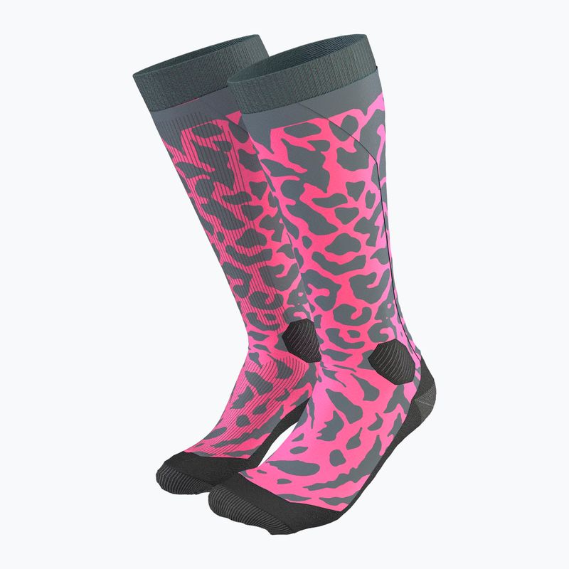 Lyžiarske ponožky DYNAFIT FT Graphic cheeky pink