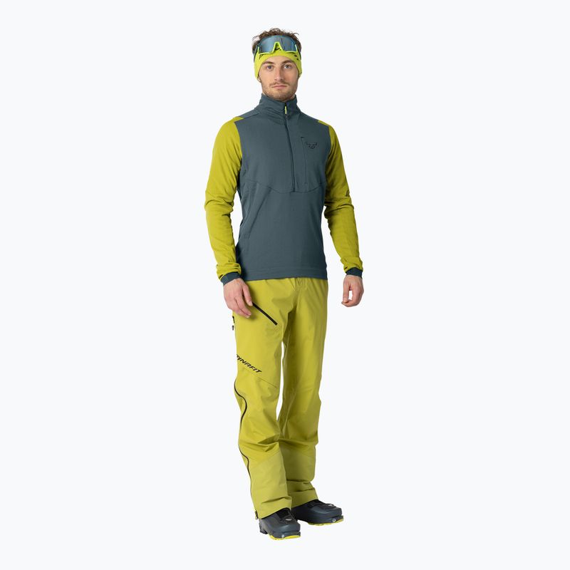 Pánska outdoorová mikina DYNAFIT Blacklight Thermal 1/2 Zip golden lime 2