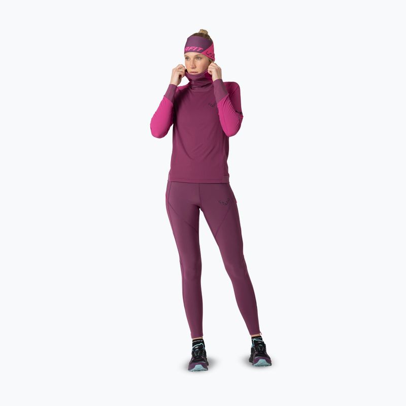Dámska bežecká mikina DYNAFIT Alpine Hooded magenta/6a70 2