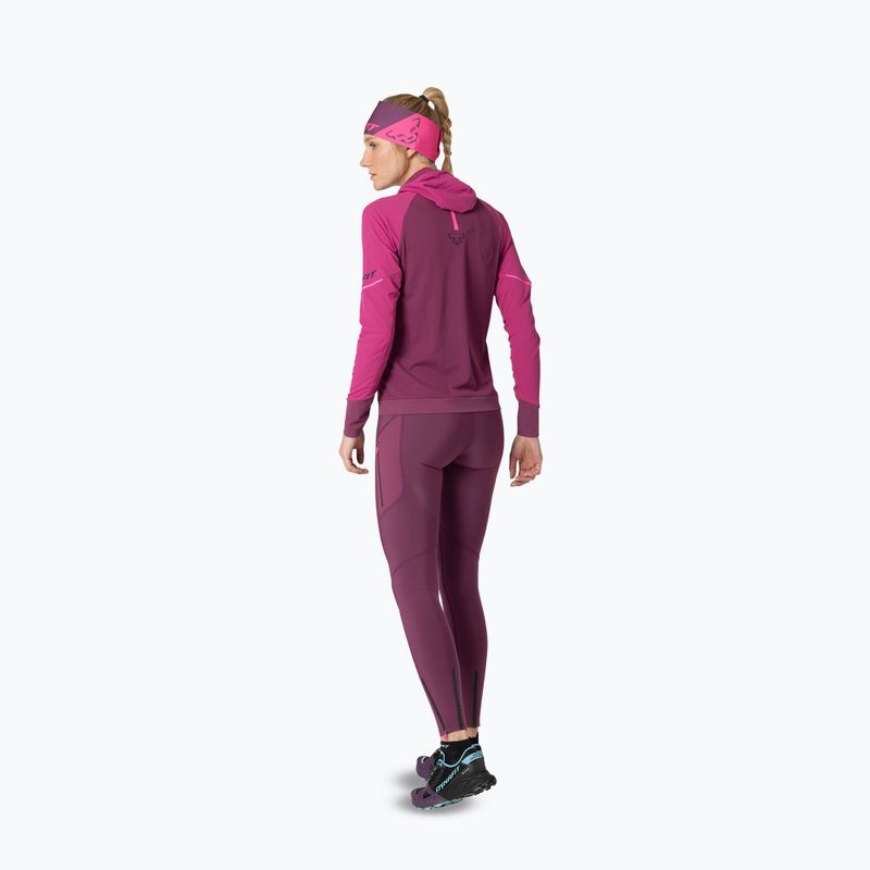 Dámska bežecká mikina DYNAFIT Alpine Hooded magenta/6a70 3
