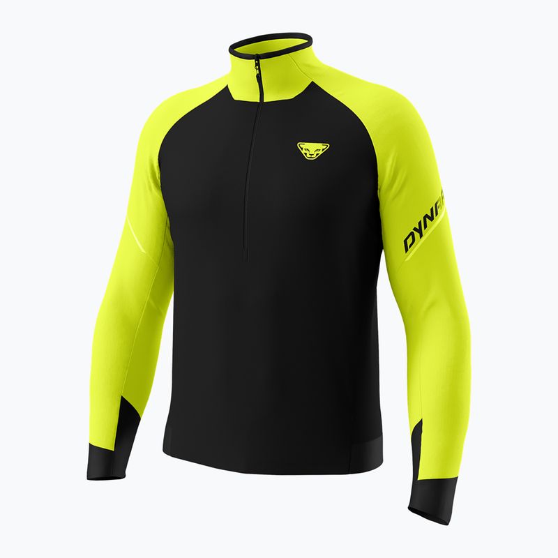 Pánska bežecká mikina DYNAFIT Alpine 1/2 Zip Tee ultra yellow/0910 4