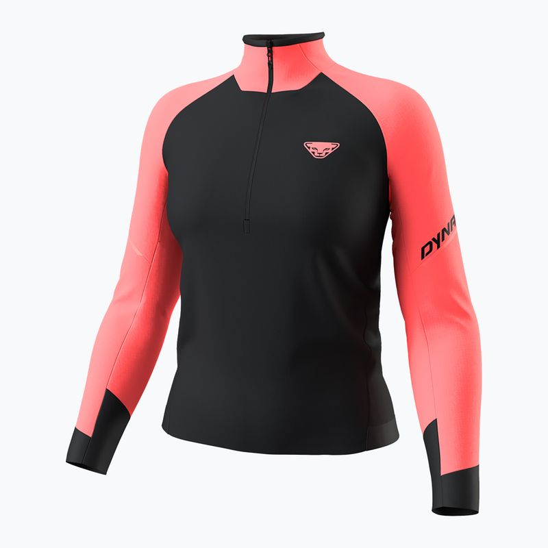 Dámska bežecká mikina DYNAFIT Alpine 1/2 Zip Tee ultra coral/0910 4