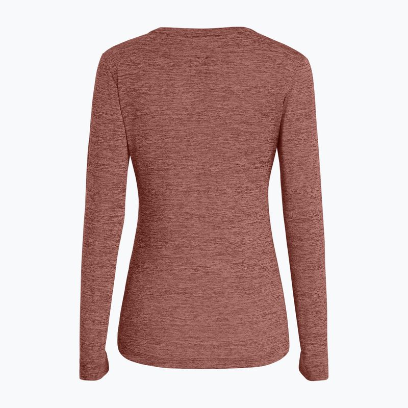 Dámske trekingové tričko longsleeve Salewa Puez Melange Dry desert pink melange 2