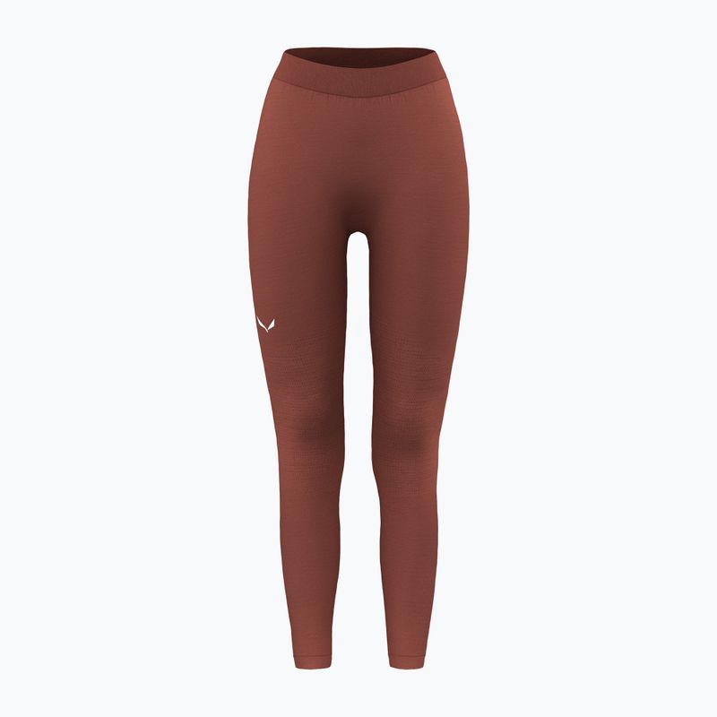 Dámske termo nohavice Salewa Zebru Medium Warm AMR etruscan red